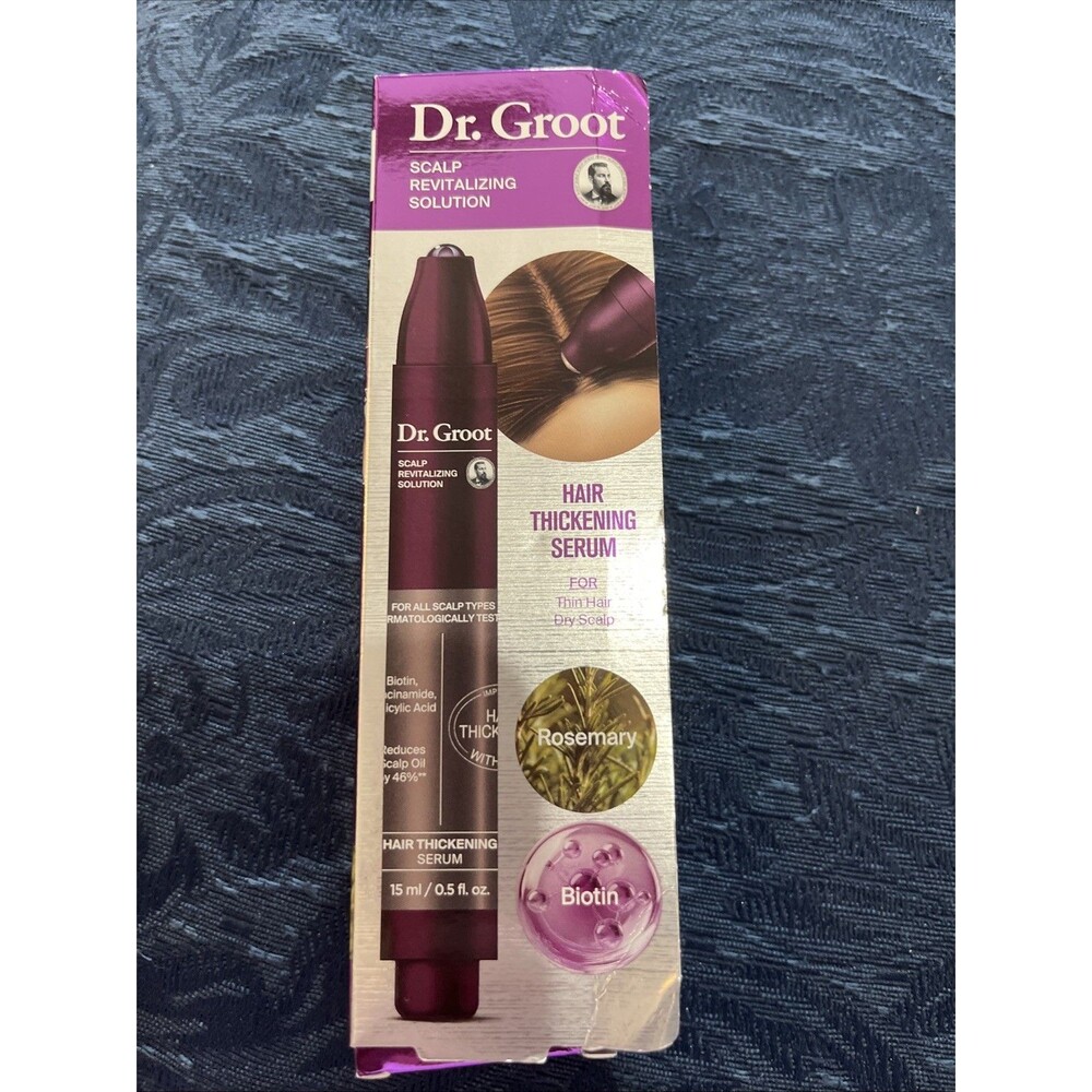 Dr. Groot Hair Thickening Serum for Hair Loss, Thinning Hair NEW Exp 04/2029